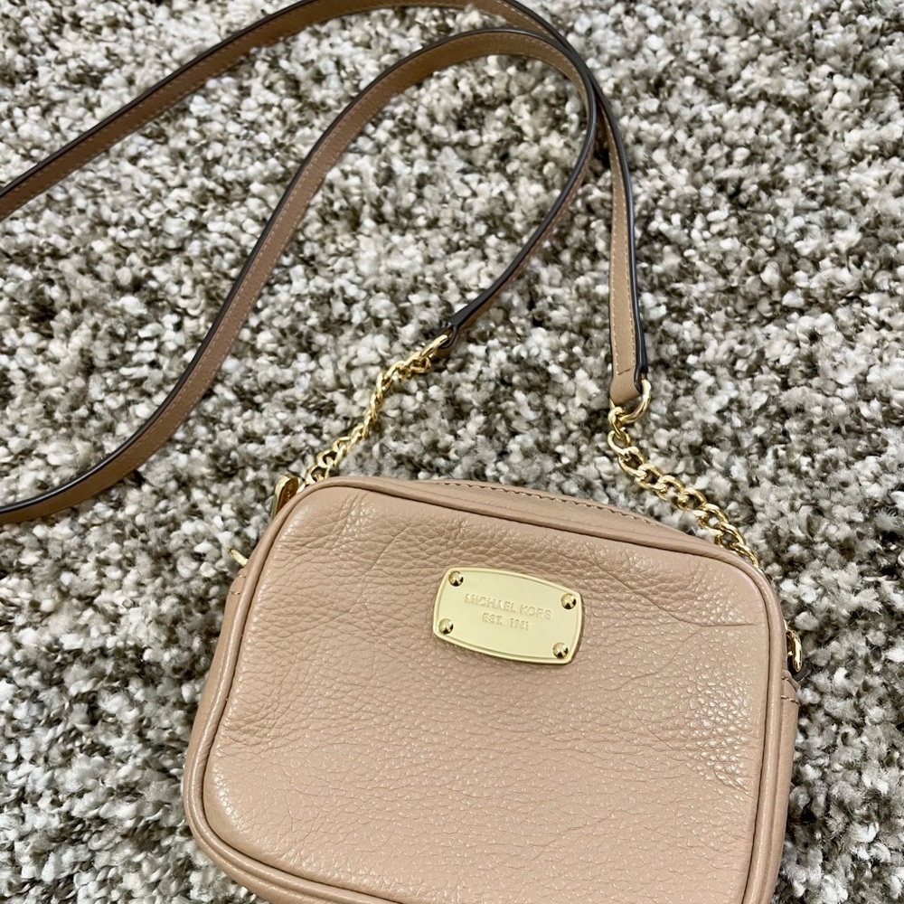 Like New Leather Mini Michael Kors Crossbody Purse